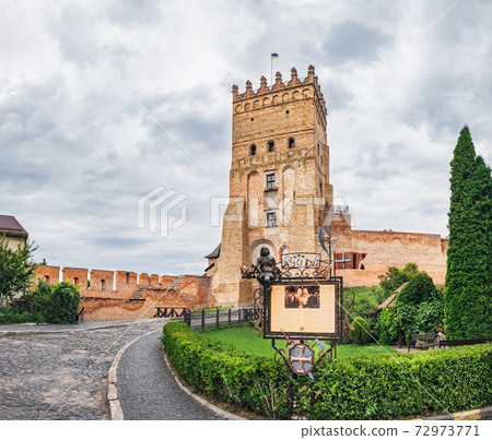 Main gate of Lutsk Castle in Ukraine 72973771