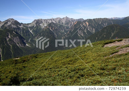Hotaka mountain range and Mt. Yari seen from Mt. Chogatake Hotaka mountain range and Mt. Yari seen from Mt. Chogatake 72974239