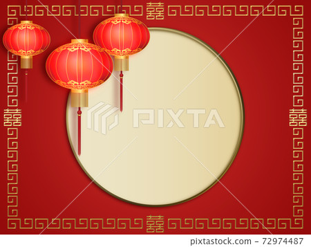 中國紅燈籠 中國紅燈籠 72974487