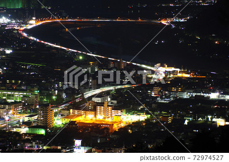 Night view of Kabe, Asakita-ku, Hiroshima Night view of Kabe, Asakita-ku, Hiroshima 72974527