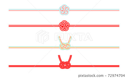 現代Mizuhiki設置梅花結和淡路結 72974704