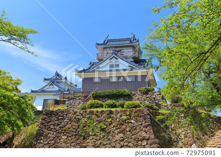 [福井縣]新鮮的綠色越前小野城 72975091