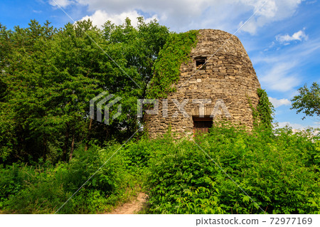 Old stone tower in Pyrohiv (Pirogovo) village near Kiev, Ukraine 72977169