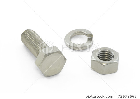 [Hexagon bolt Hex nut Spring washer] (Depth synthesis) 72978665