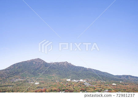 藍天和筑波山 藍天和筑波山 72981237