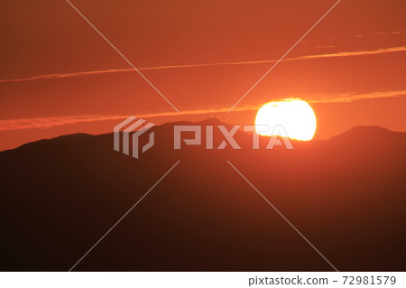 Arao City Yozan Shrine evening view, Arao City Yozan Shrine evening view, 72981579