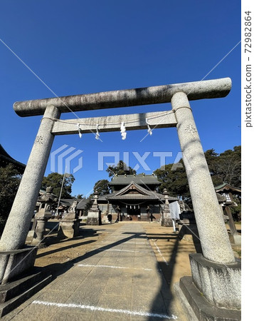 Torii of Akiba Shrine in Saitama City Torii of Akiba Shrine in Saitama City 72982864
