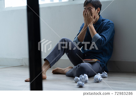 Man sadness, writer 72983286