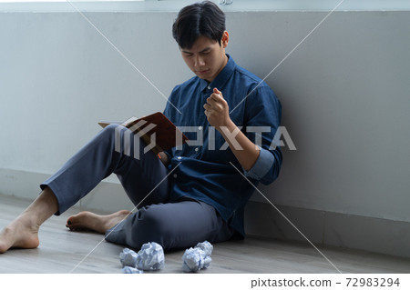 Man sadness, writer 72983294