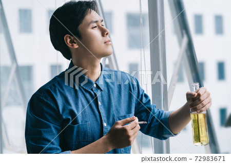 Man smoking Man smoking 72983671