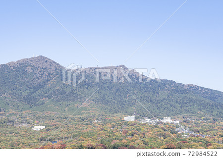 藍天和筑波山 72984522