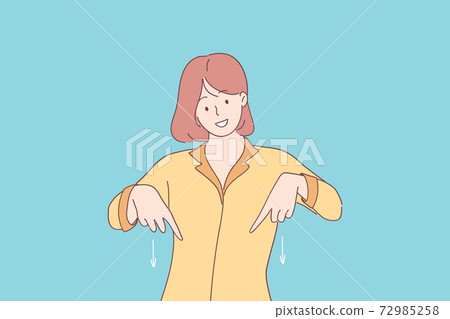 Advertisement, announcement and promotion concept 72985258