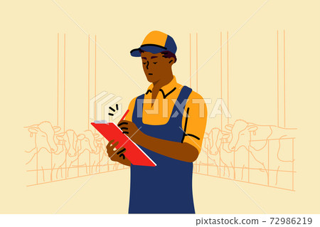 Examination, farming, occupation, work concept 72986219