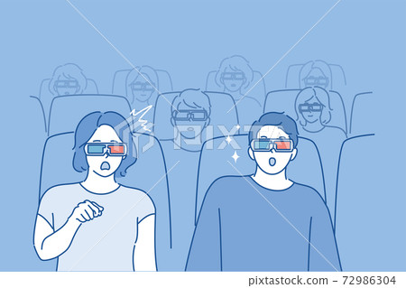 People, movie, cinema, couple concept People, movie, cinema, couple concept 72986304