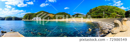 Otaura Beach Panorama [Tsushima City, Nagasaki Prefecture] 72986549