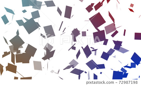 CG Square Colorful square confetti CG Square Colorful square confetti 72987198