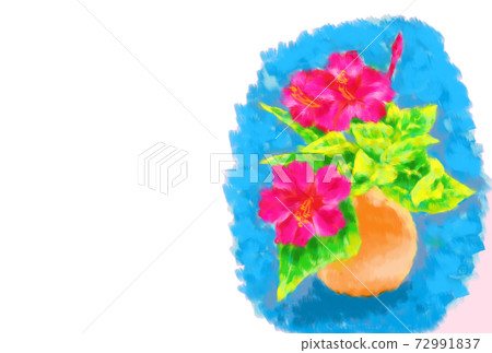 One branch of Marvel-of-peru pink 72991837