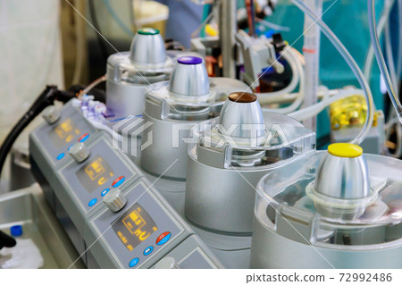 Bypass circulation unit as a for heart surgery in operating room Bypass circulation unit as a for heart surgery in operating room 72992486