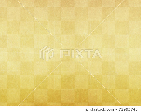 Gold leaf background material checkered pattern 72993743