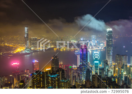 Panoramic view of Hong Kong 72995076