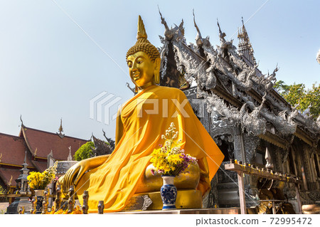 Buddhists temple in Chiang Mai Buddhists temple in Chiang Mai 72995472