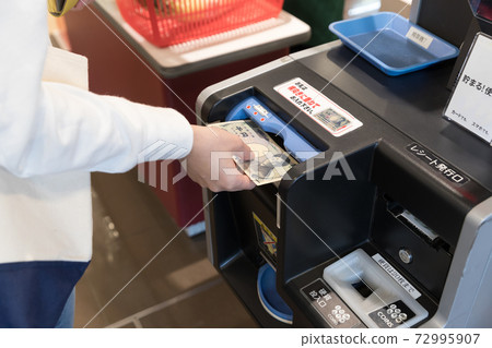 Accounting at supermarkets Automatic payment machine 72995907