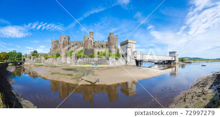 Conwy Castle in Wales 72997279
