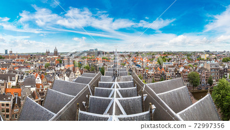 Panoramic view of Amsterdam 72997356