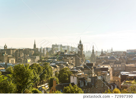 Edinburgh castle from Calton Hill Edinburgh castle from Calton Hill 72997390