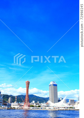 神戶市,神戶港塔及其周圍的風景 神戶市,神戶港塔及其周圍的風景 72998145