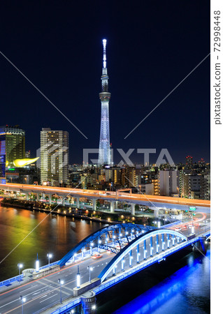 Illumination of Tokyo Sky Tree (special color) 72998448