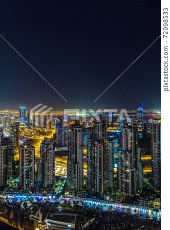 Panorama of Dubai at night Panorama of Dubai at night 72998533