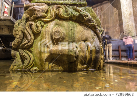 Medusa head in Basilica Cistern 72999668
