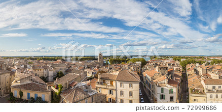 Aerial view of Arles, France 72999686