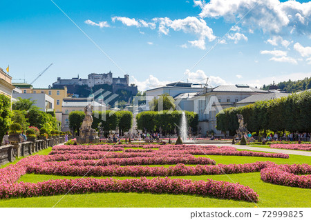 Salzburg from Mirabell garden Salzburg from Mirabell garden 72999825