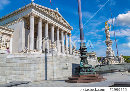 Austrian Parliament in Vienna 72999853