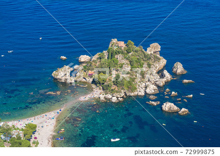 Island Isola Bella in Taormina, Italy 72999875
