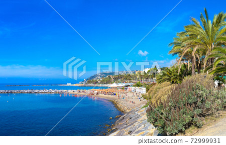 Mediterranean coast in San Remo 72999931