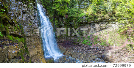 Waterfall in Carpathian mountain Waterfall in Carpathian mountain 72999979