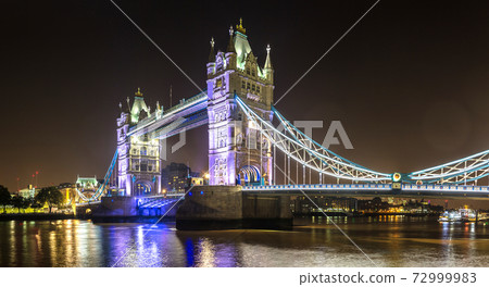 Tower Bridge in London at night Tower Bridge in London at night 72999983