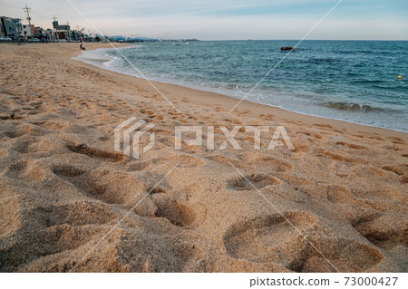 Sacheonjin Beach in Gangneung, Korea Sacheonjin Beach in Gangneung, Korea 73000427