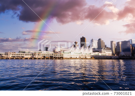 Downtown Vancouver, BC, Canada. Downtown Vancouver, BC, Canada. 73001021
