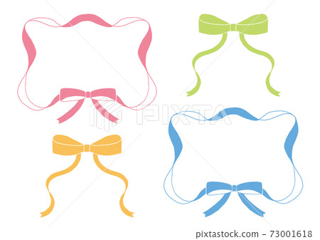 Ribbon illustration frame - Stock Illustration [73001618] - PIXTA