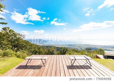 Shiga Prefecture Lake Biwa view hill 73004098