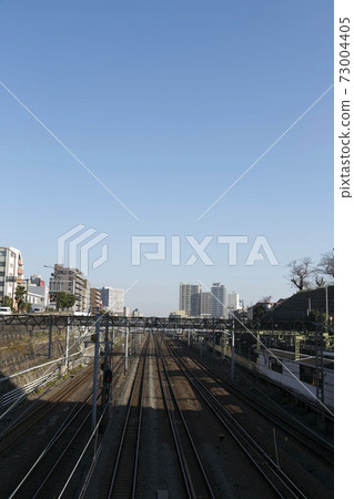 直線軌道，無列車運行 73004405