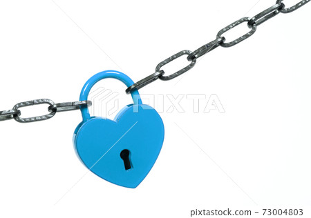Lock of love - Blue heart lock Lock of love - Blue heart lock 73004803