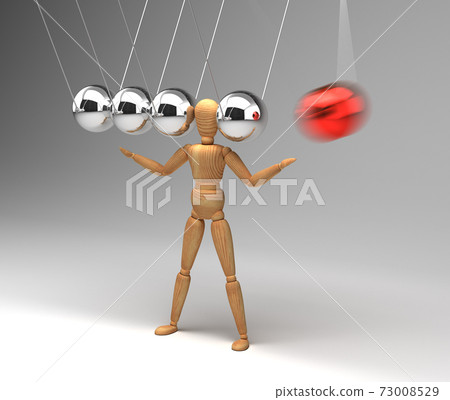 Newton's Cradle With People Newton's Cradle With People 73008529