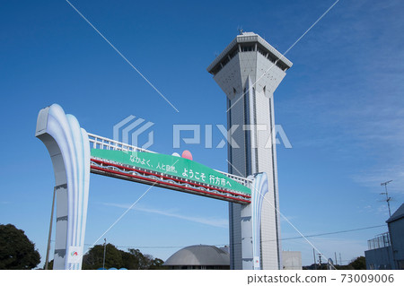 茨城縣行踪市霞浦市的彩虹塔 73009006
