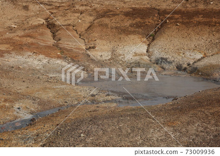Seltun geothermal area in Krysuvik, Reykjanes peninsula, Iceland 73009936