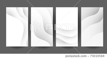 Abstract wave frames and backgrounds design banners set. Vector illustration. Abstract wave frames and backgrounds design banners set. Vector illustration. 73010584